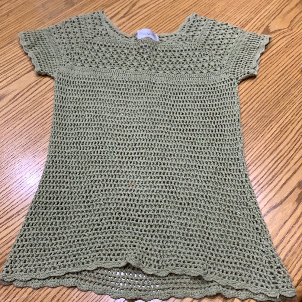 Chadwicks Very Pretty Olive Green Sweater, Size S